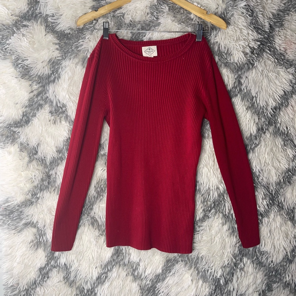 St John's Bay Women Red Sweater